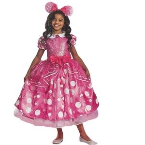 Disney - Minnie Mouse Pink Halloween Deluxe Girls’ Costume / Halloween Party